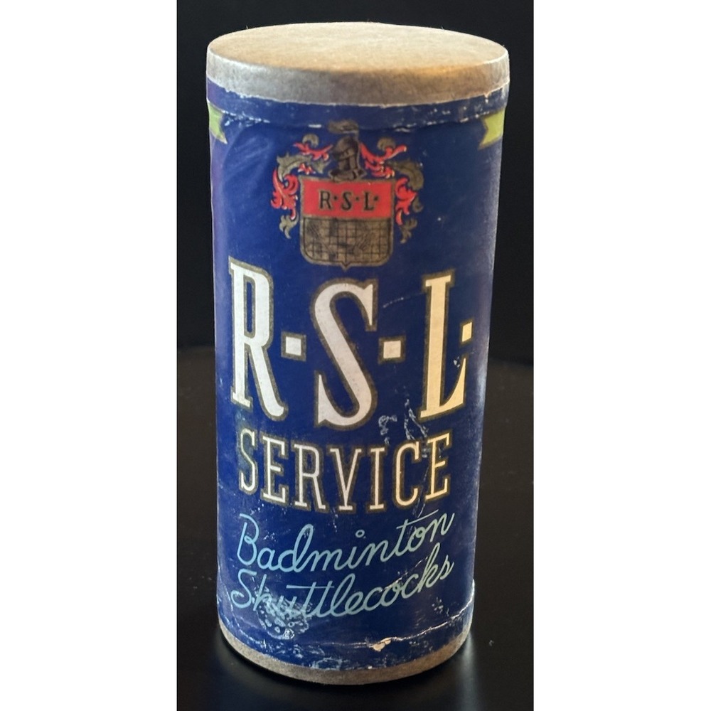 Vintage R-S-L Service Badminton Shuttlecocks General Sportcraft Co. New York NOS